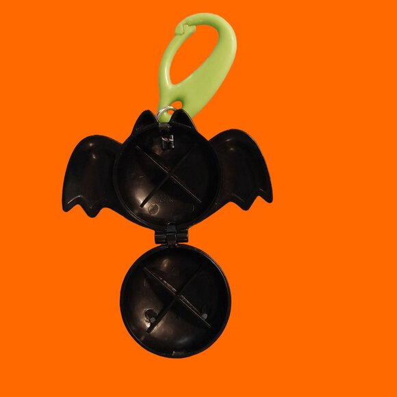 Sonic Jolly Rancher Bat Keychain Holder Black Green Clip Halloween - Picture 3 of 4